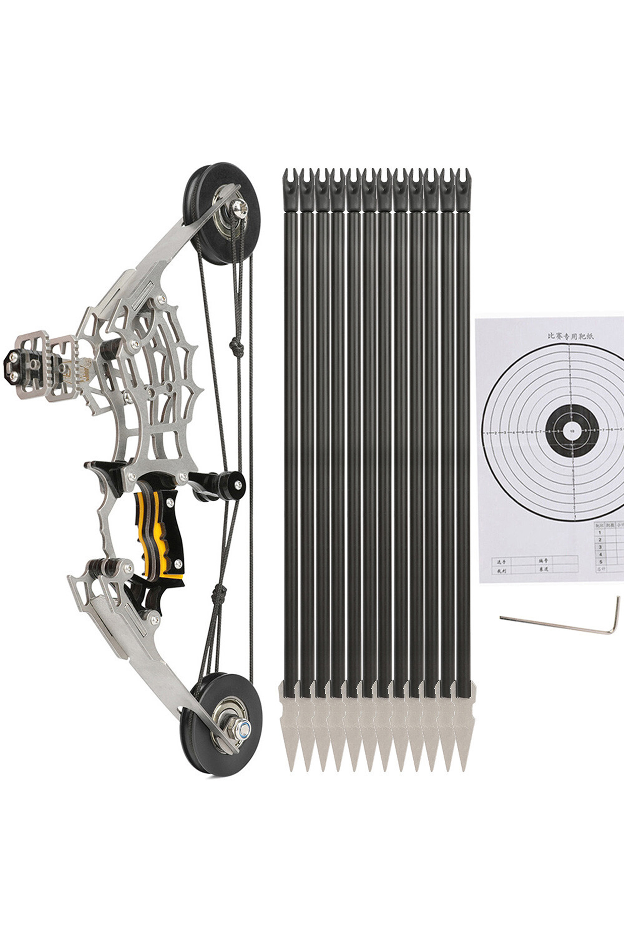 16lbs Archery Mini Composite Bow Stainless Steel  Toy