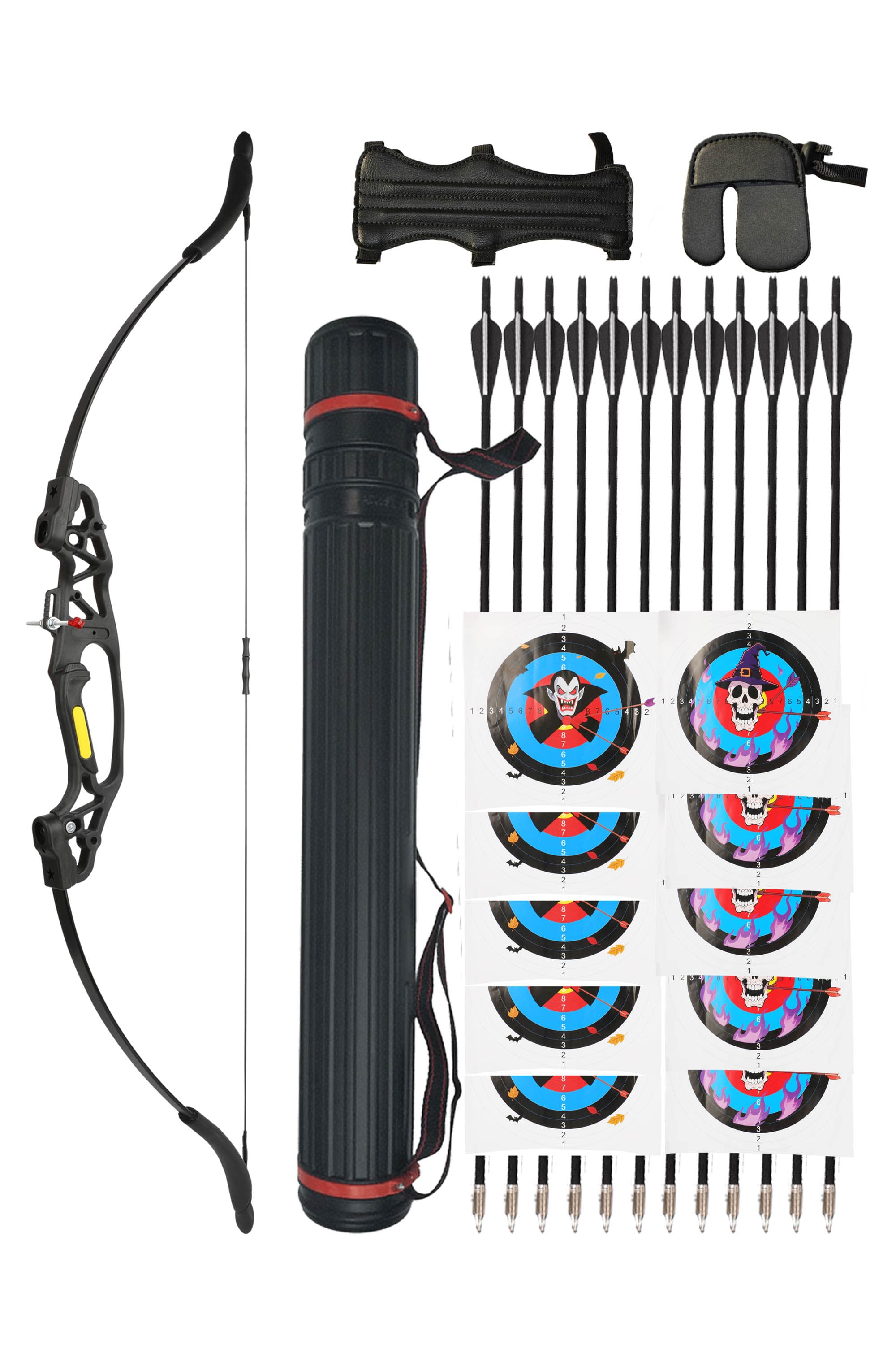 Kids Light weight Compound Bow set Outdoor Archery Gear