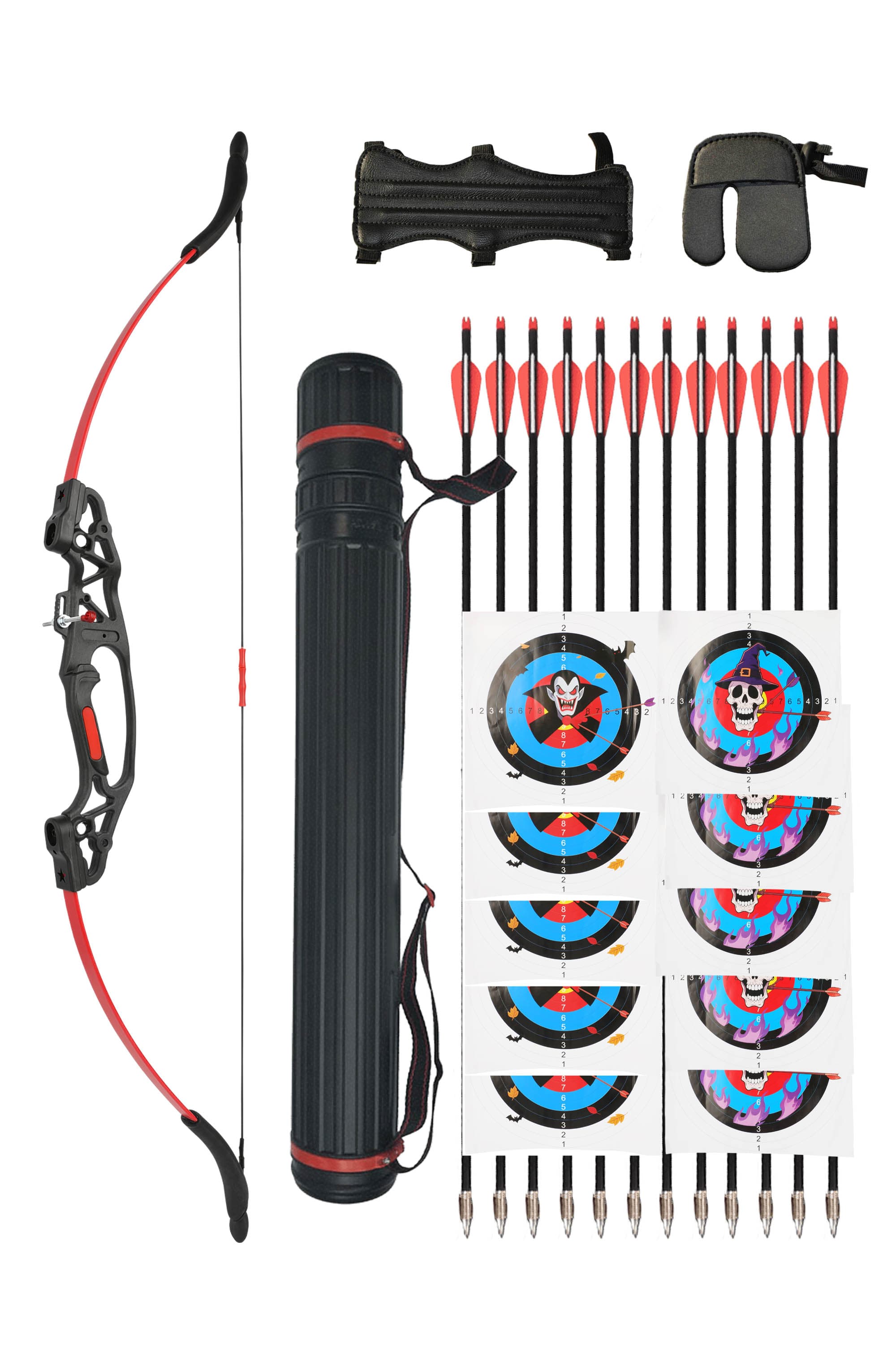 Kids Light weight Compound Bow set Outdoor Archery Gear