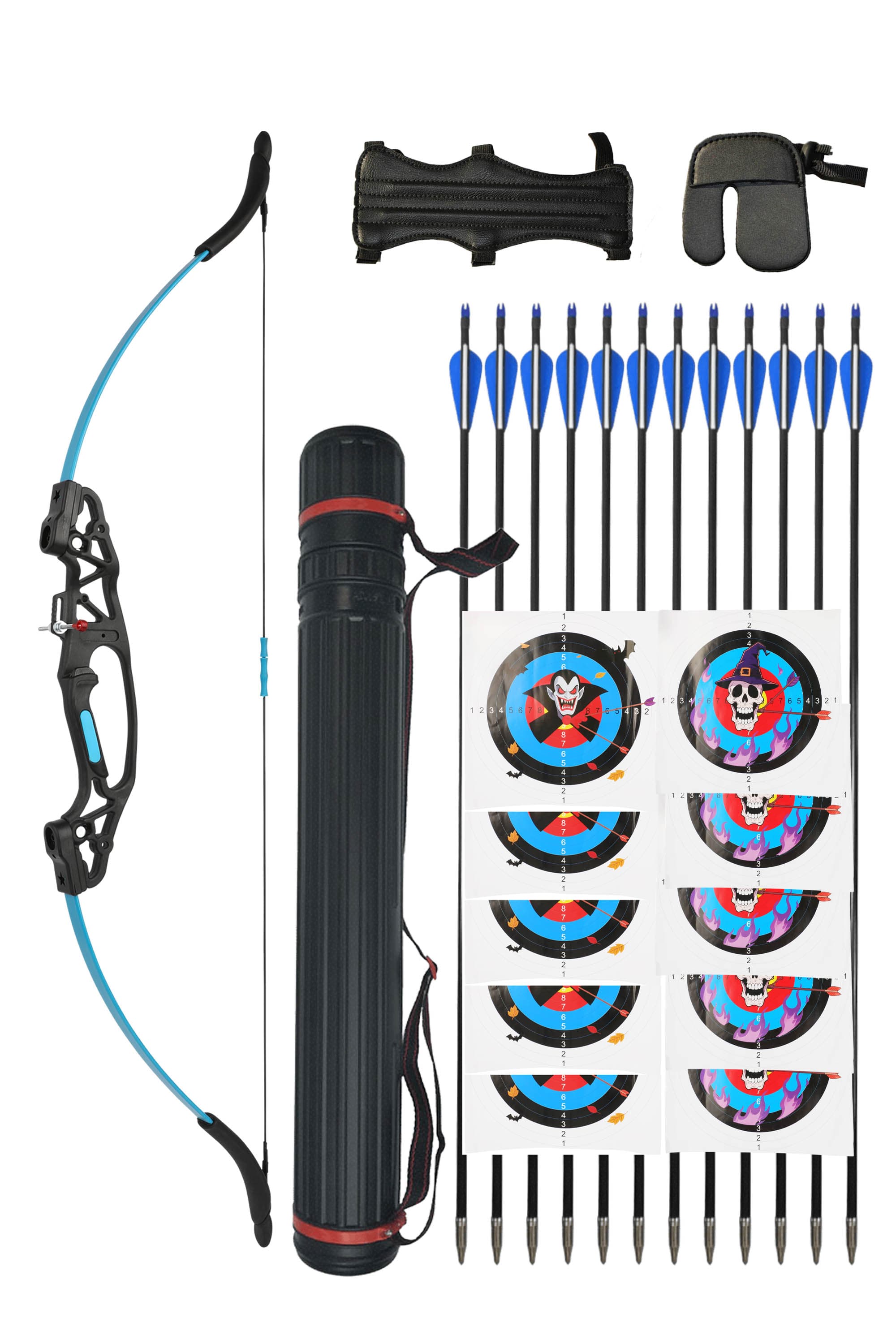 Kids Light weight Compound Bow set Outdoor Archery Gear