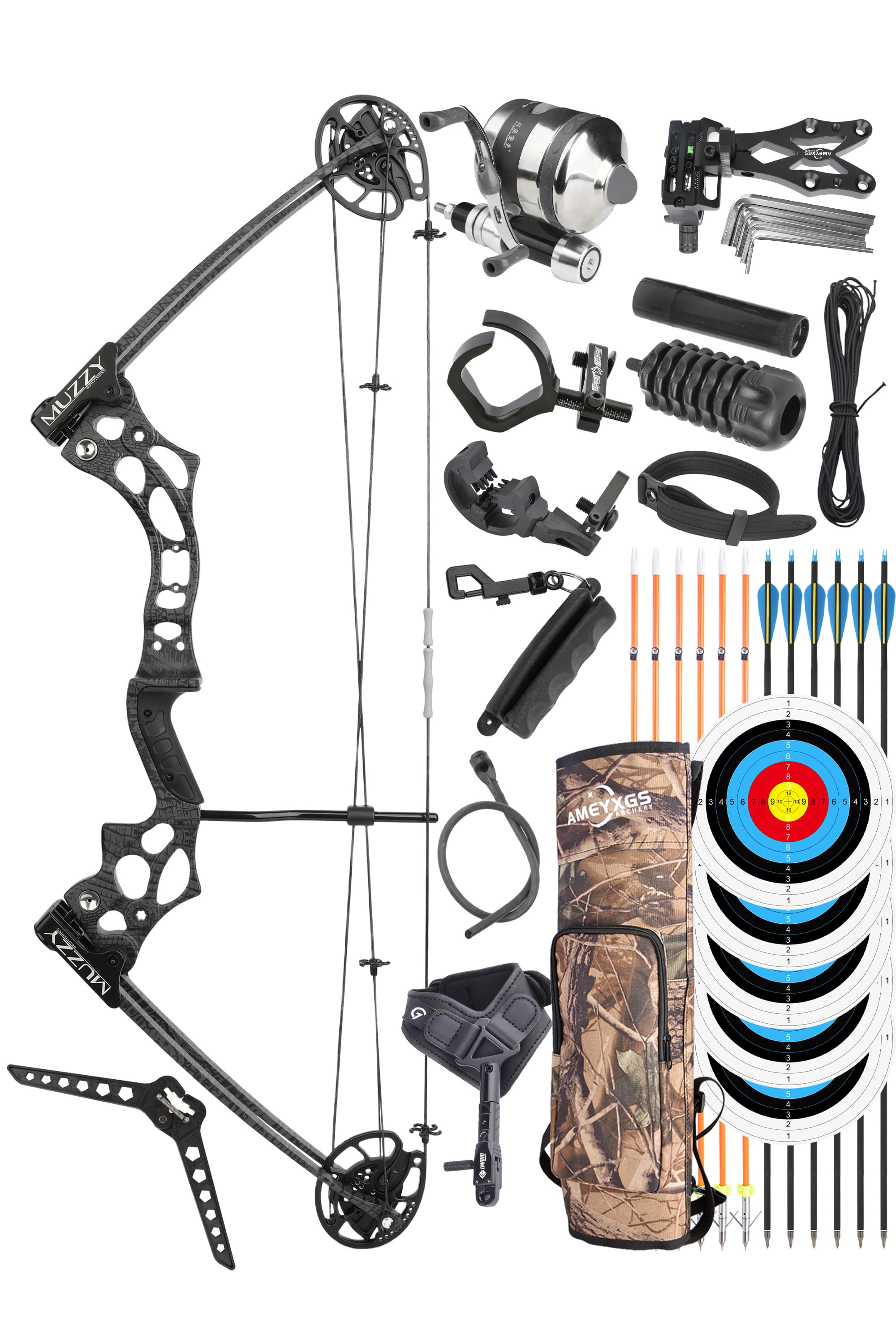 Archery 14-45lbs Compound bow arrows Shooting Target