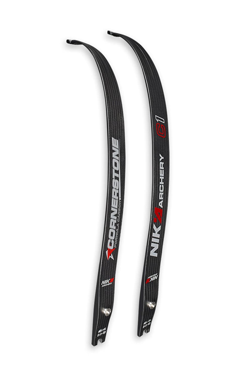 Nika C1 68@25H ILF Carbon Fiber Recurve Bow Limbs-Lokearchery