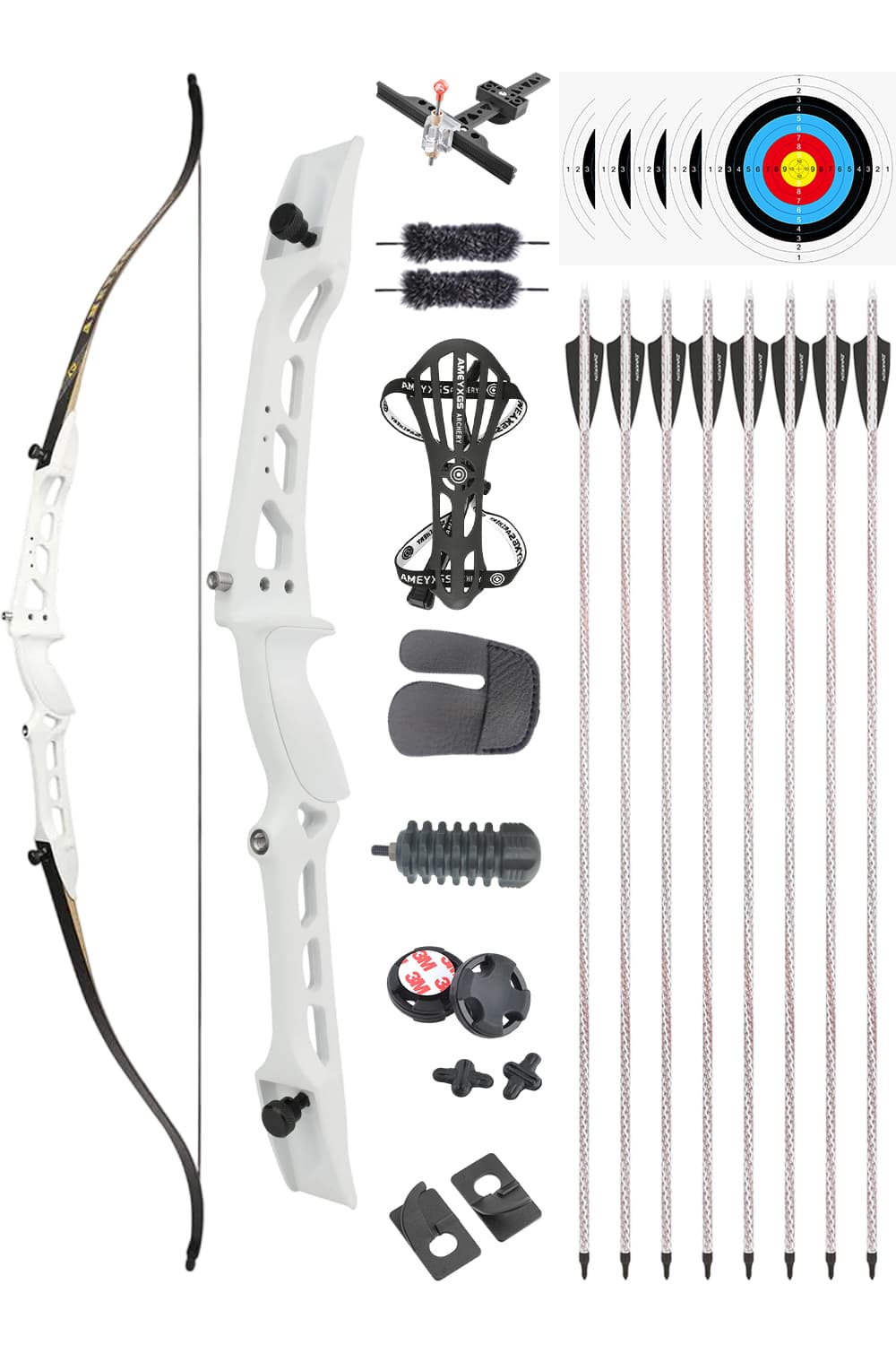 Ameyxgs 66" 68" 70" Archery Competition Recurve Bow Set-Lokearchery