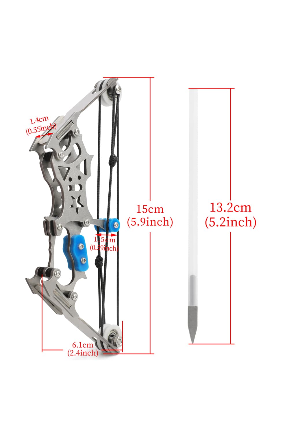 Lokearchery Mini Compound Bow Bow and Arrow Set Target Toy Archery-Lokearchery