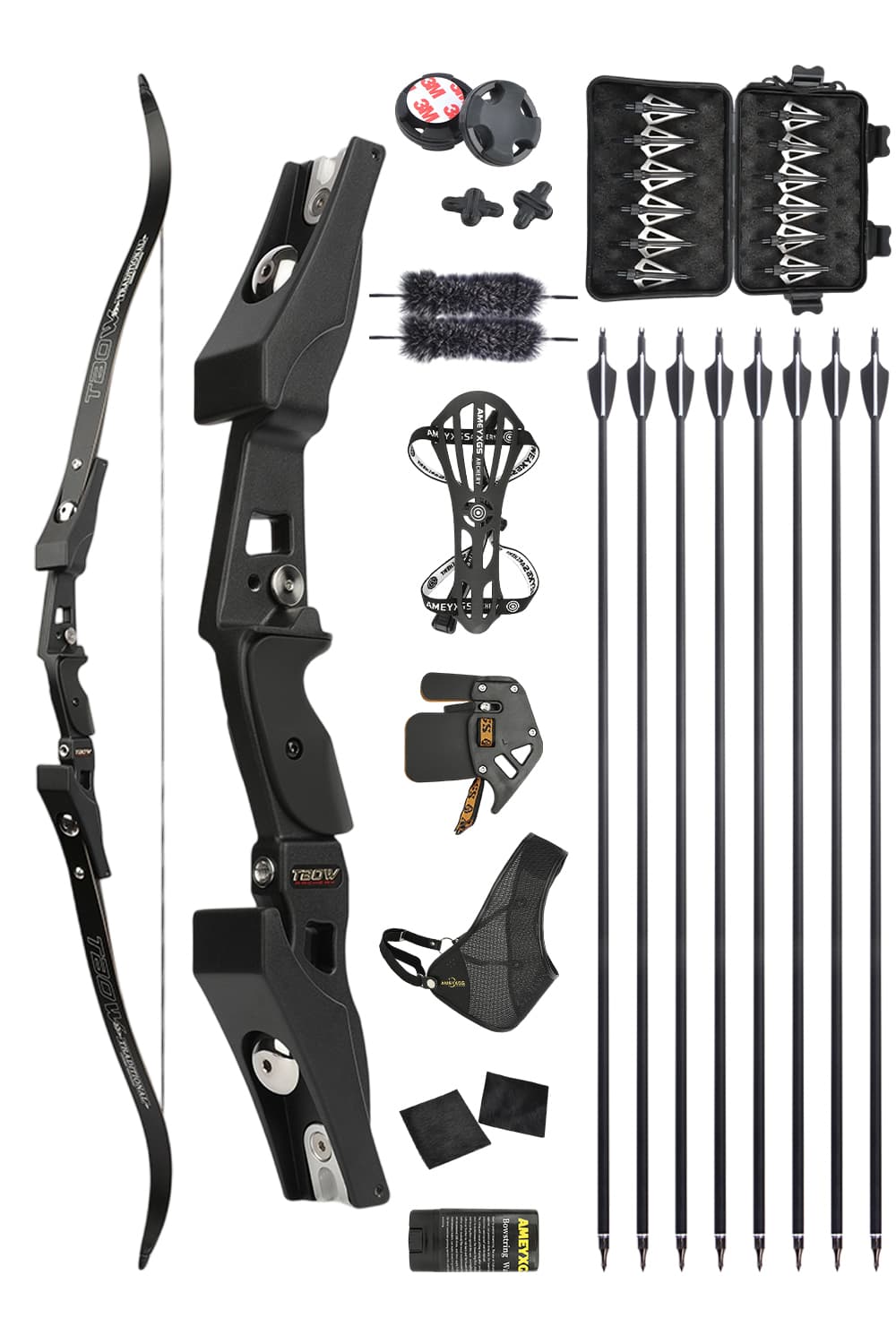 Junxing B3 25-60Lbs Archery Hunting Recurve Bow Set-Lokearchery