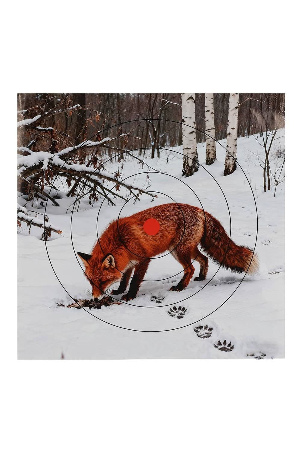 40x40cm Target Paper Shooting Archery Face Animal Field Face