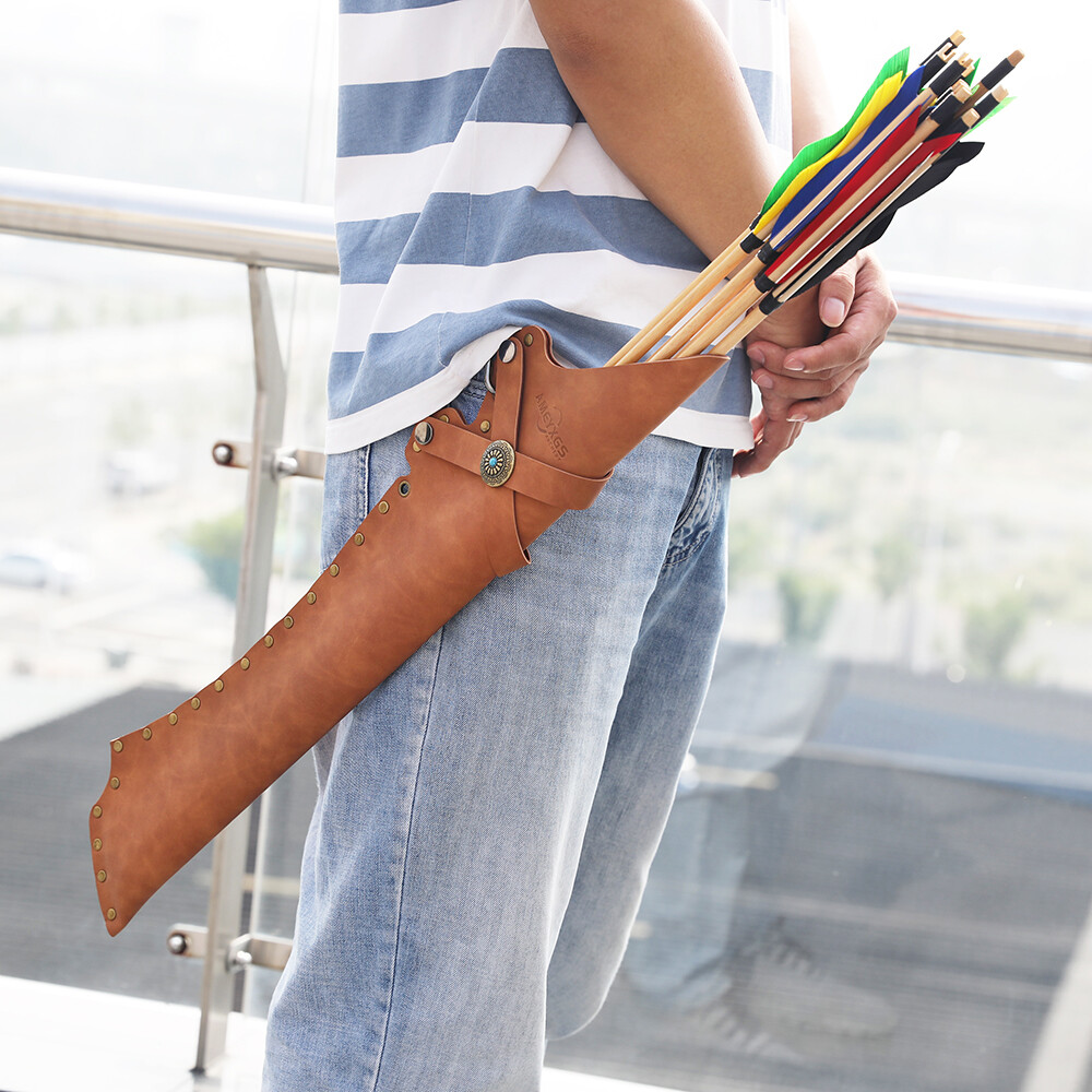 Ameyxgs Medieval Vintage Leather Quiver