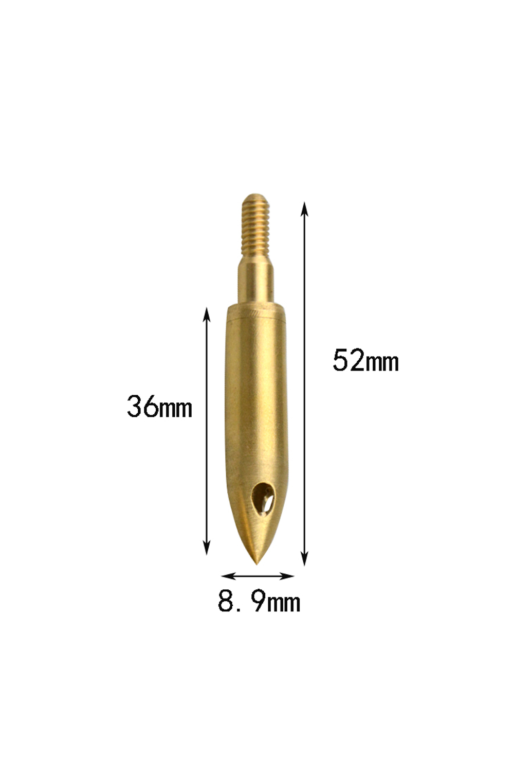 10Pcs Archery Gold Whistle Broadheads Target-Lokearchery