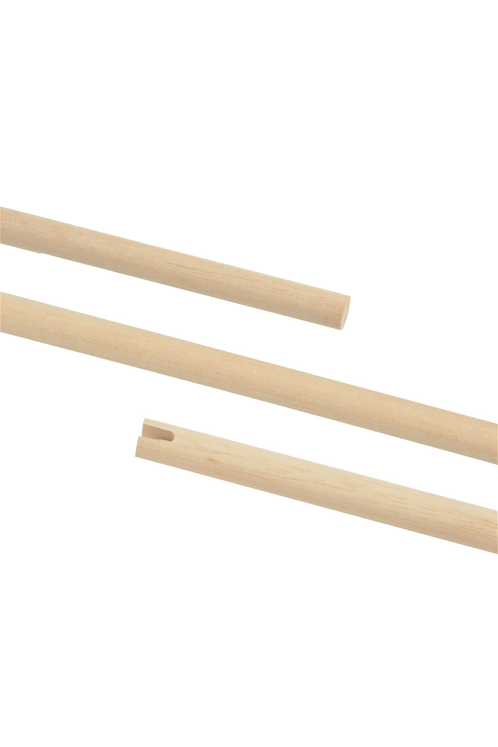 12Pcs White Wood Arrow Shaft is Suitable For Shooting Training-Lokearchery