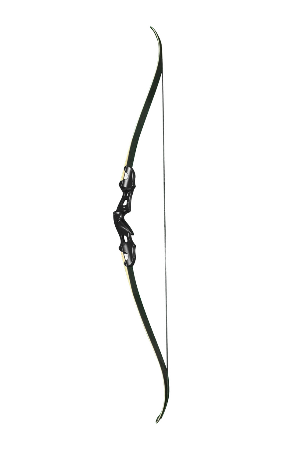 60" Metal Lingyun 20-50Lbs Target Recurve Bow-Lokearchery