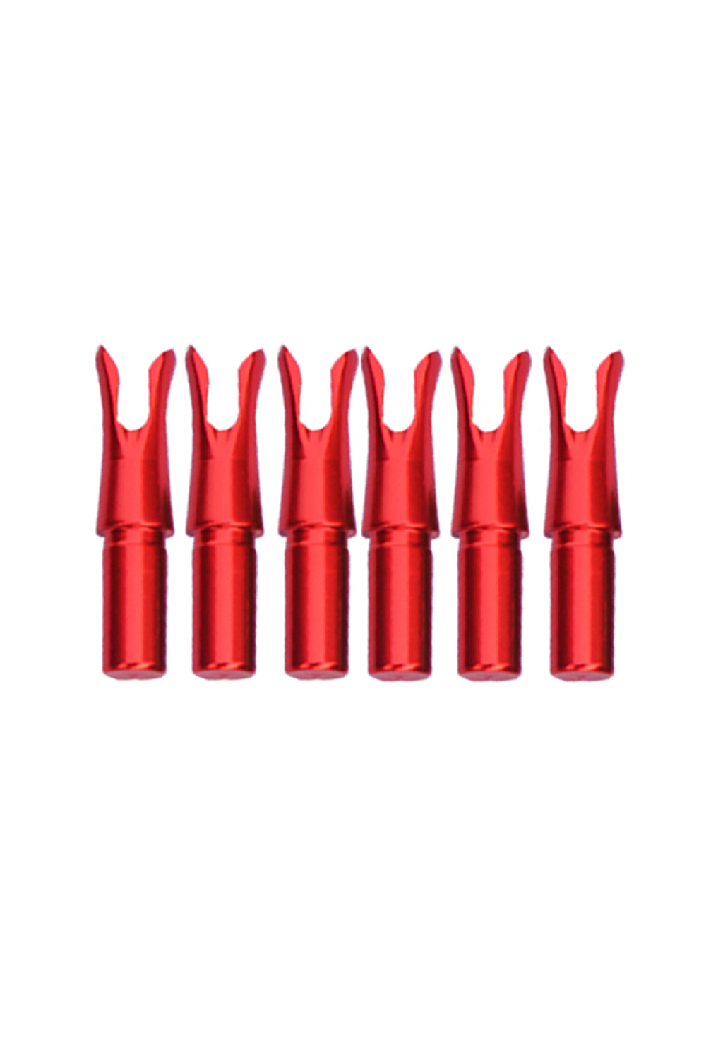 12-Pack 6.2mm Aluminum Insert Nocks-Lokearchery