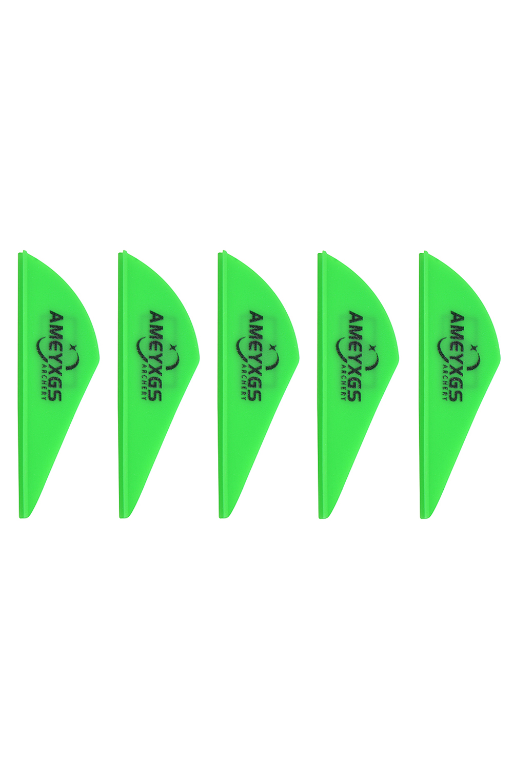 100Pcs 2" Solid Color Rubber Archery Feathers-Lokearchery
