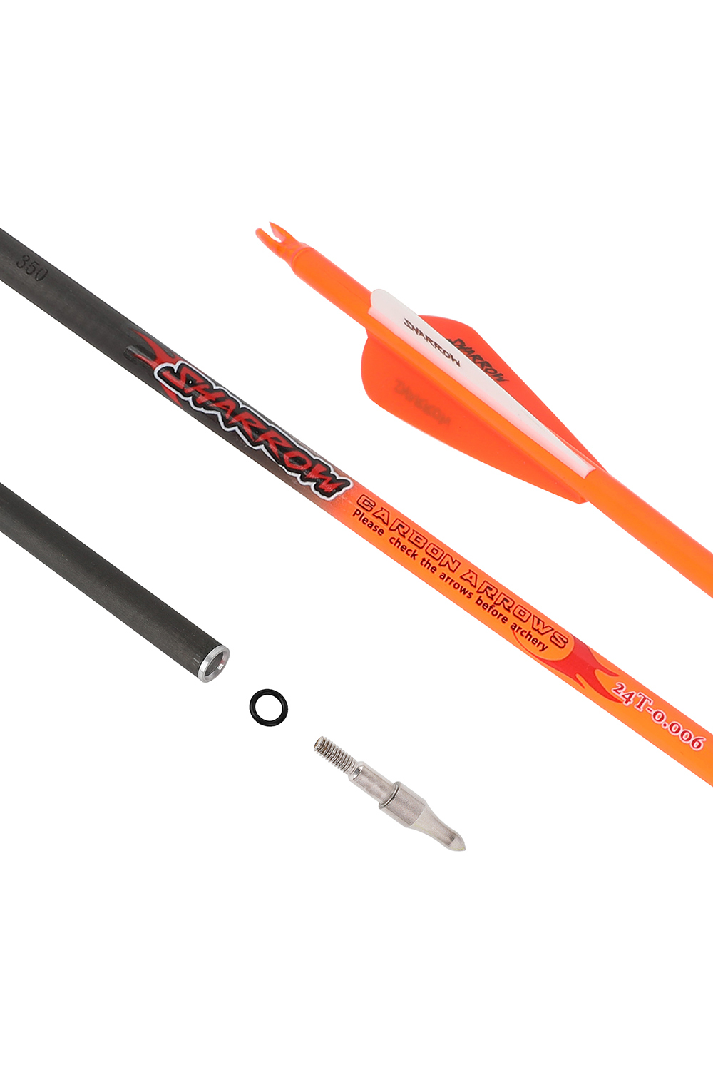 33"Sharrow ID6.2mm Pure Carbon Arrow-Lokearchery