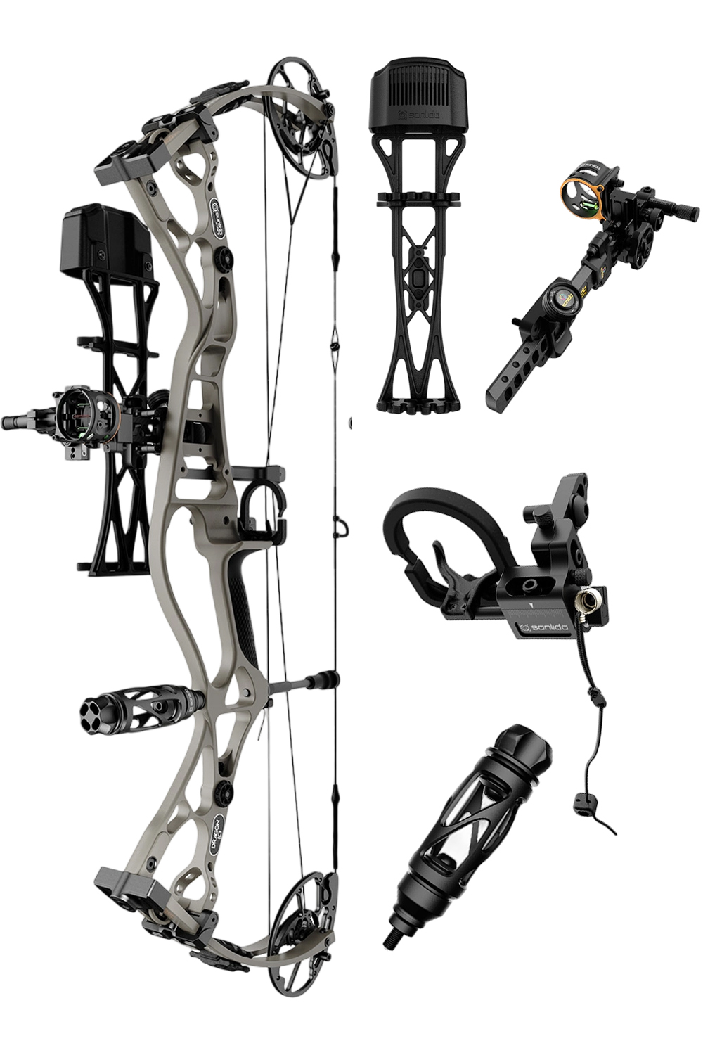 Sanlida Dragon 10 Archery Advanced Hunting Compound Bow Set-Lokearchery