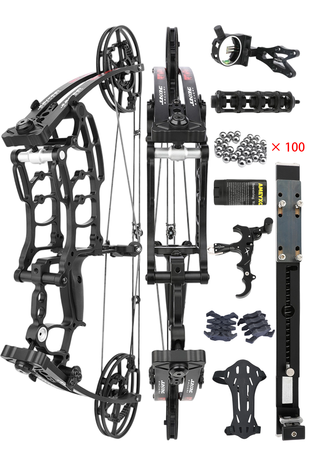 Junxing M109K 40-65Lbs Ball Bearing Bow Compound Bow Set-Lokearchery
