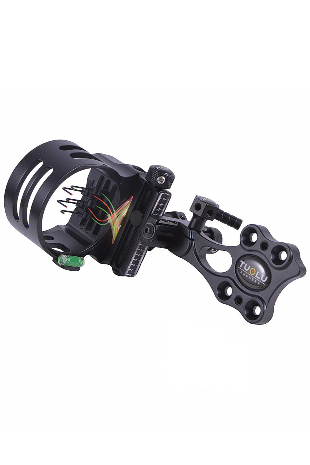 Toulu .019" Fiber Optic Archery Hunting 5 Pin Bow Sight RH/LH