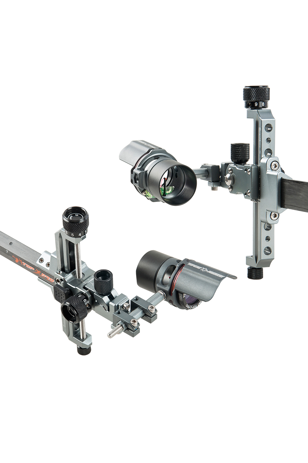 Topoint TP8750 0.019" CNC Compound Bow Sight 2X 4X 6X 8X