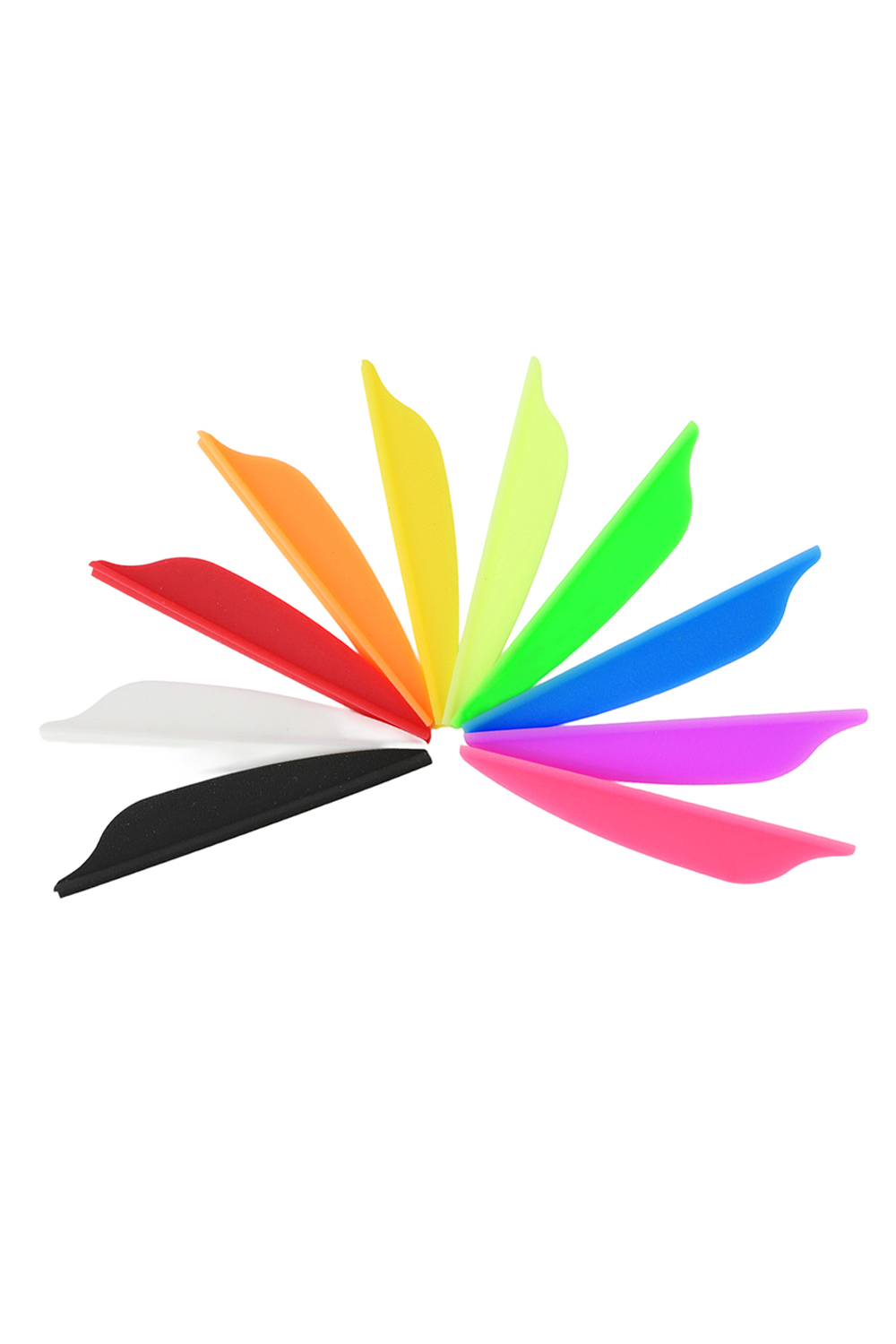 1.75 Inch Shield Rubber Arrow Vanes for Hunting & Target