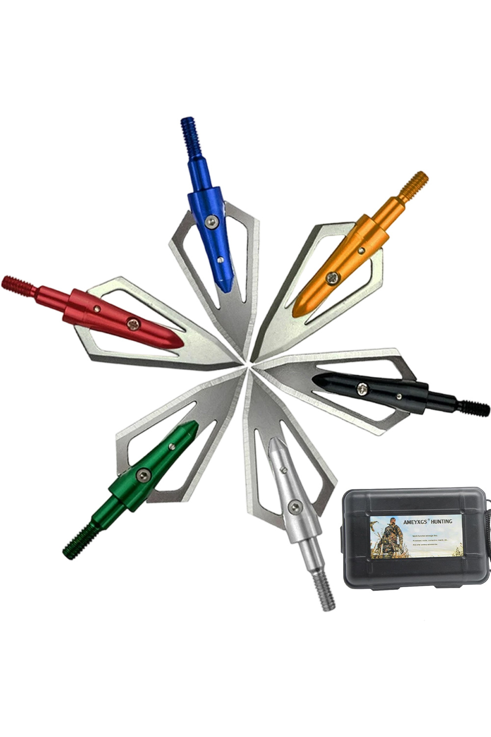 Lokearchery Aluminum Alloy Screw-in Broadheads-112