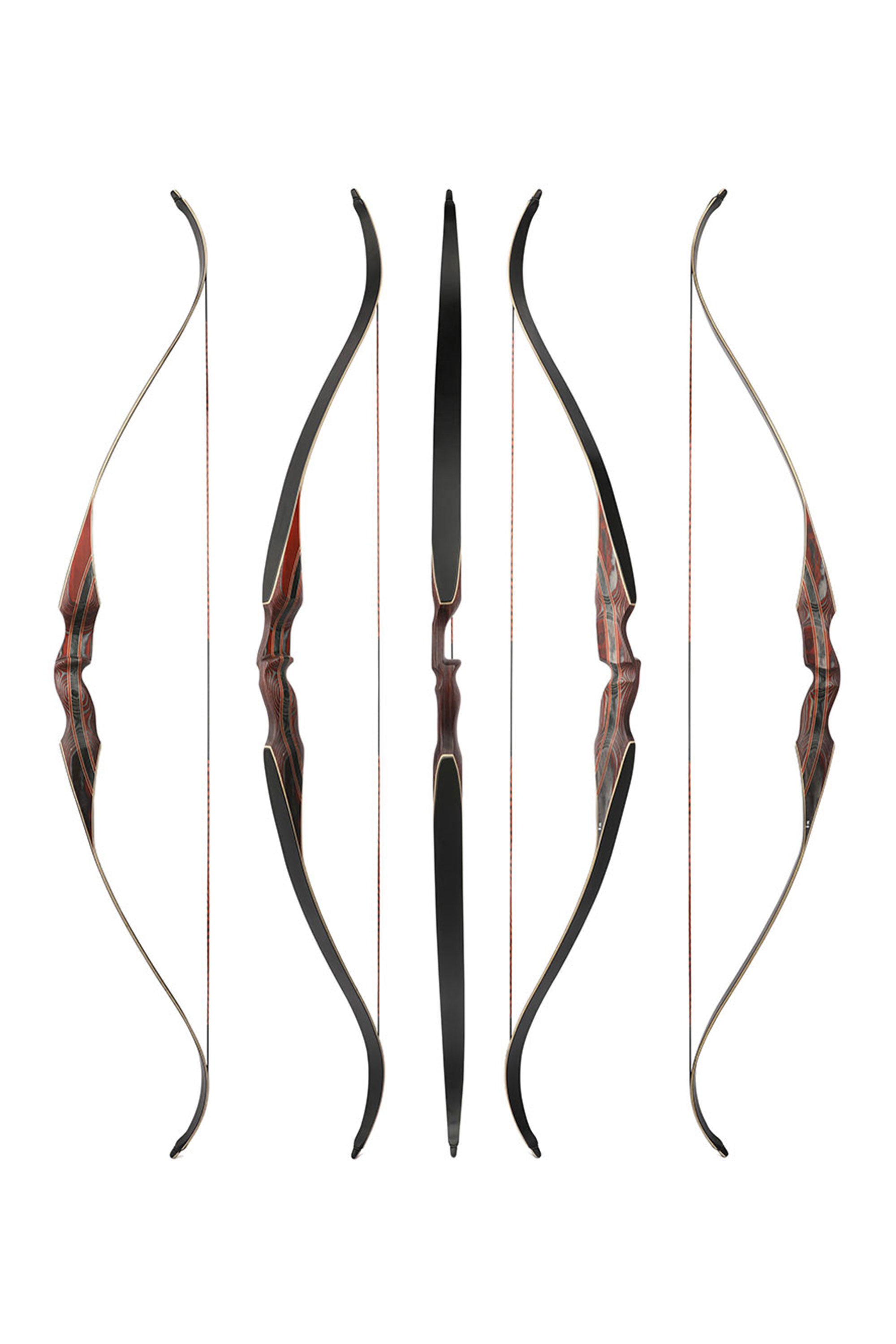 Archery 30-60lbs Traditional Bow 64inch Recurve Longbow
