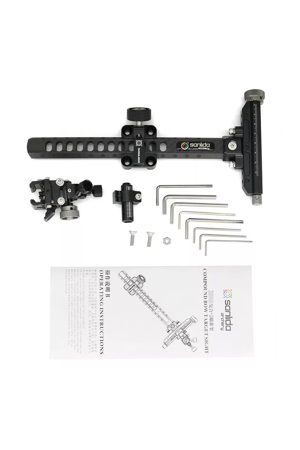 Sanlida X10 CNC Aluminum Alloy Compound Bow Sight-Lokearchery