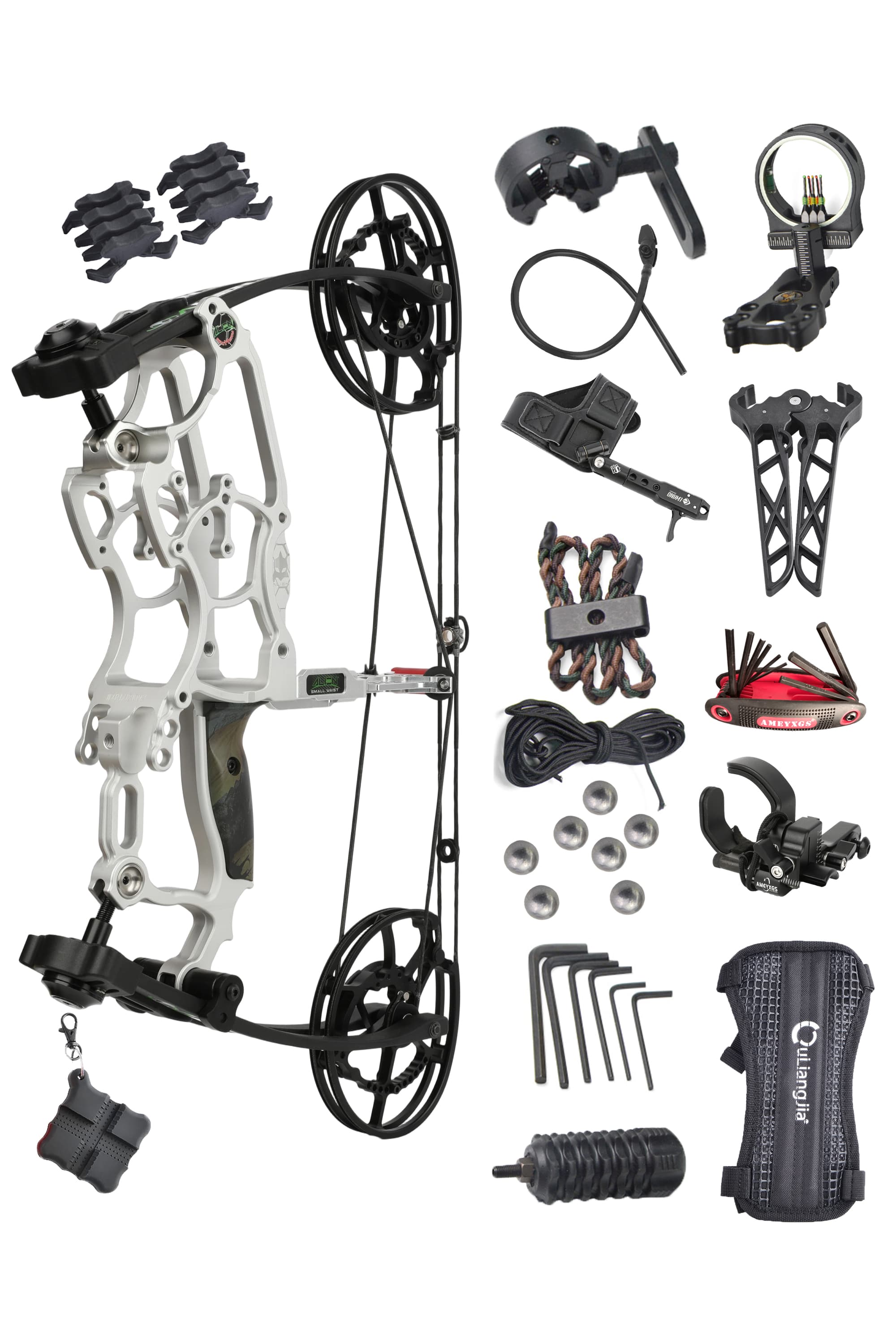 Draw Weight 30-70LBS Dual Use Compound Bow Set Shooting archery 