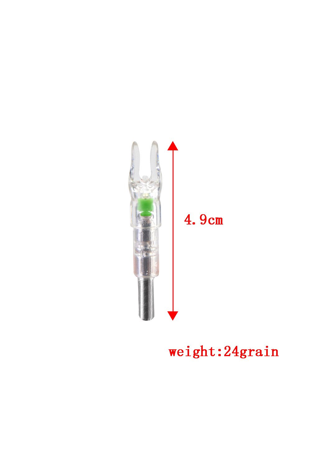 Lokearchery 4.9cm Auto On/Off LED Lighted Arrow Nocks