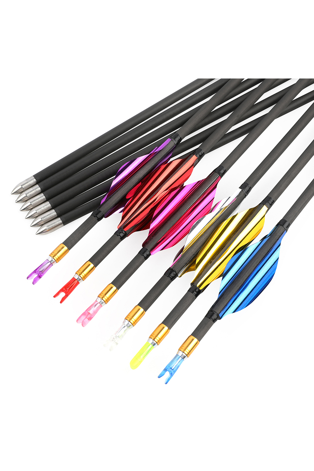 32 inch Sharrow ID 4.2mm Archery Hunting Carbon Arrows-Lokearchery
