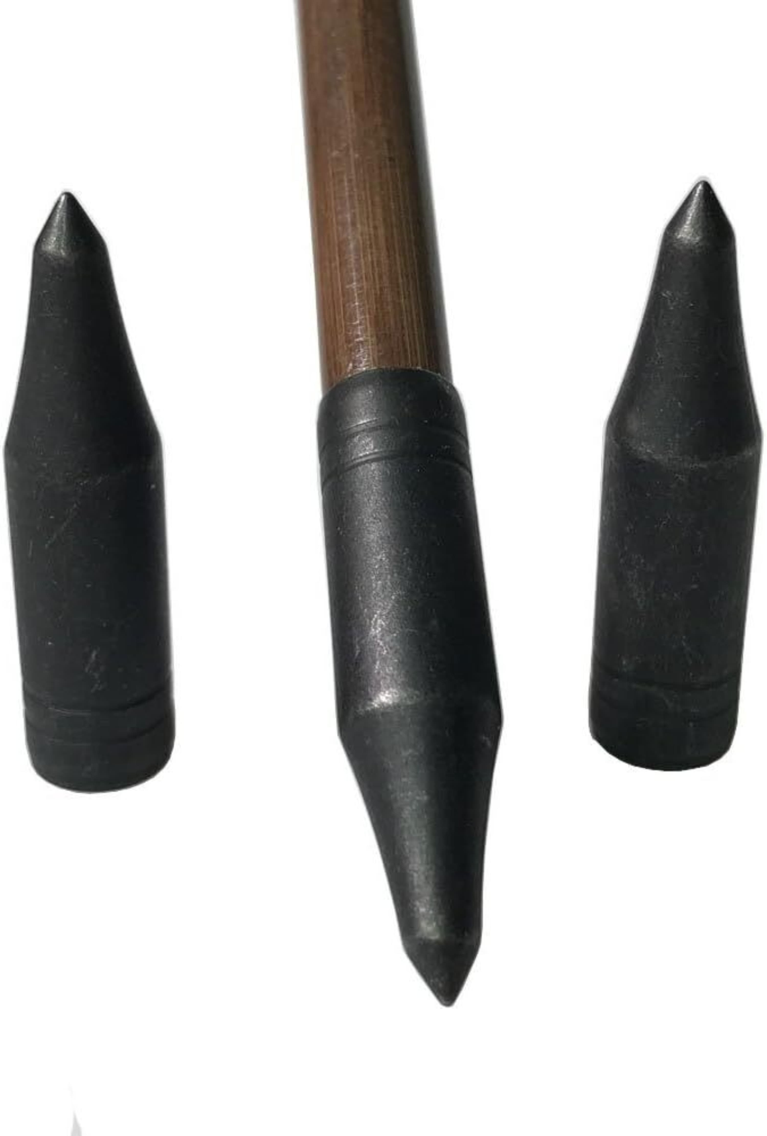 12Pcs Ameyxgs Archery Arrowheads Stainless Steel for ID 8mm Shafts