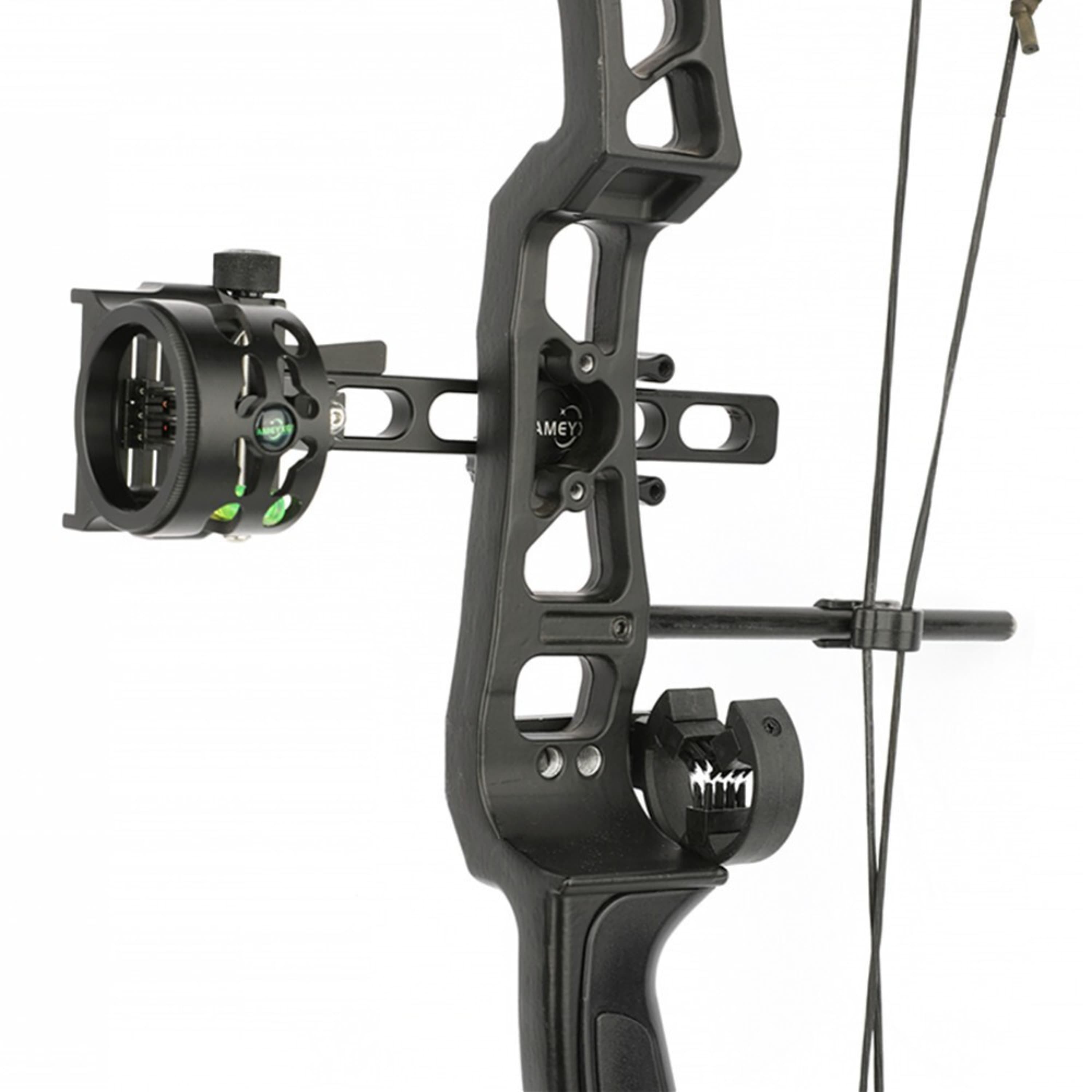 Ameyxgs 0.019" Fiber Optic Archery Lever Single Pin Sight