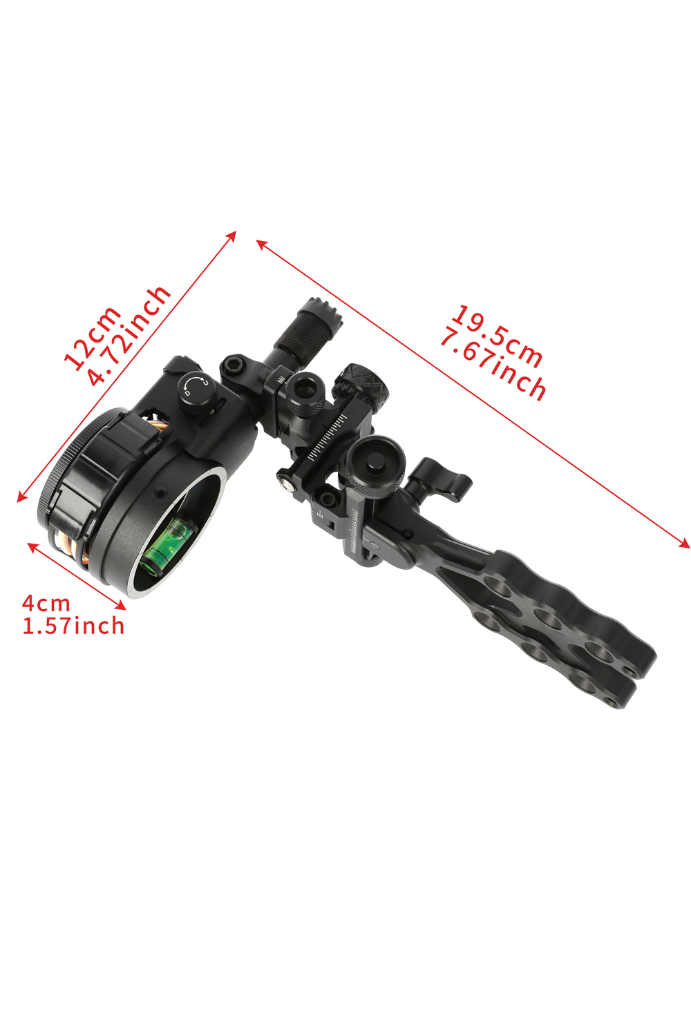 Topoint TX1550 Five-pin Adjustable .019" Bow Sight RH/LH-Lokearchery