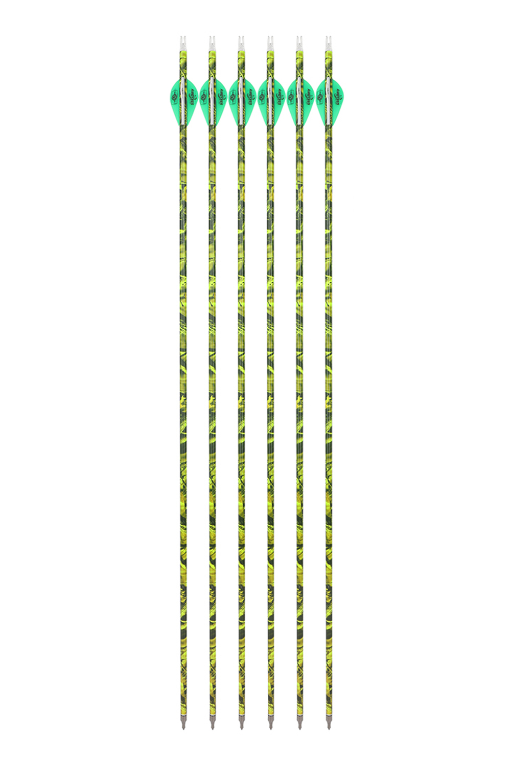 Ameyxgs Camo Carbon Arrows 500 Spine for Compound & Recurve Bows