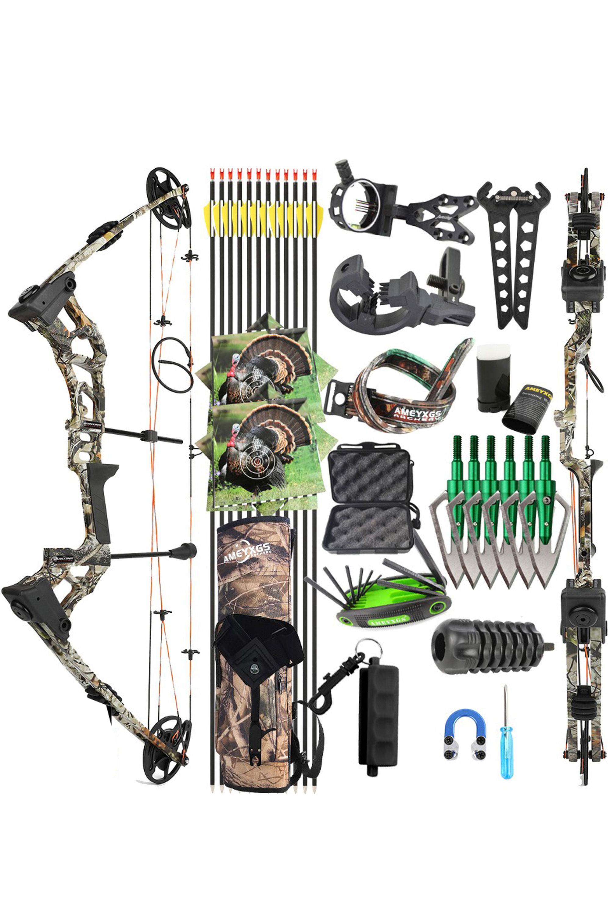 JUNXING M121A 0-70Lbs Professional Hunting Training Compound Bow