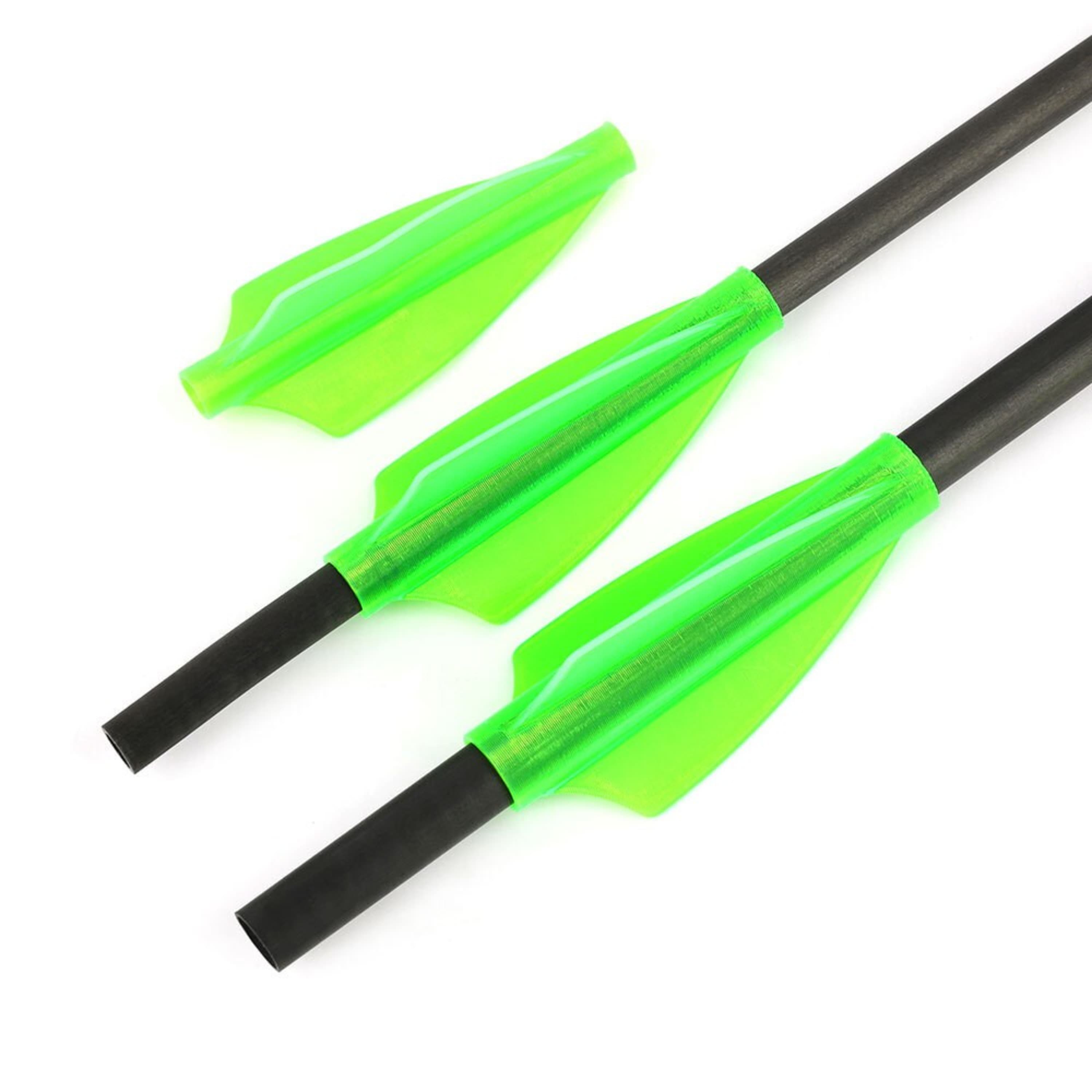1.75 Inch One-Piece Arrow Vanes for Hunting & Target