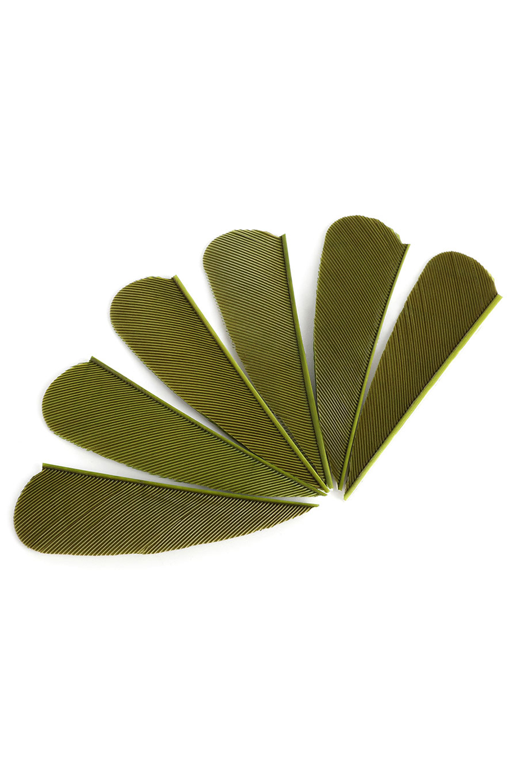 2 Inch Heart Shape Real Feather Archery Fletching-50Pcs