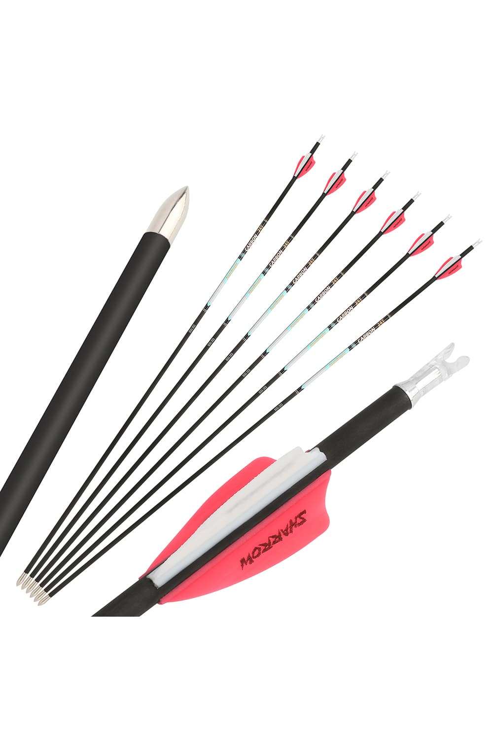 Sharrow ID 4.2mm Pure Carbon Arrow SP 300-1000 Archery Hunting Arrow-Lokearchery