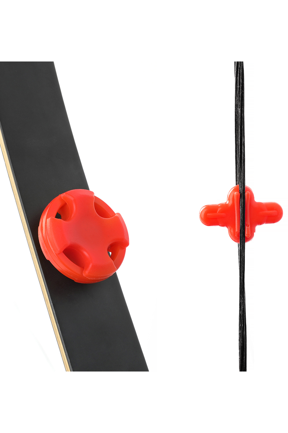 1 Pair of Rubber Recurve Limbs/Bowstring Stabilizers-Lokearchery