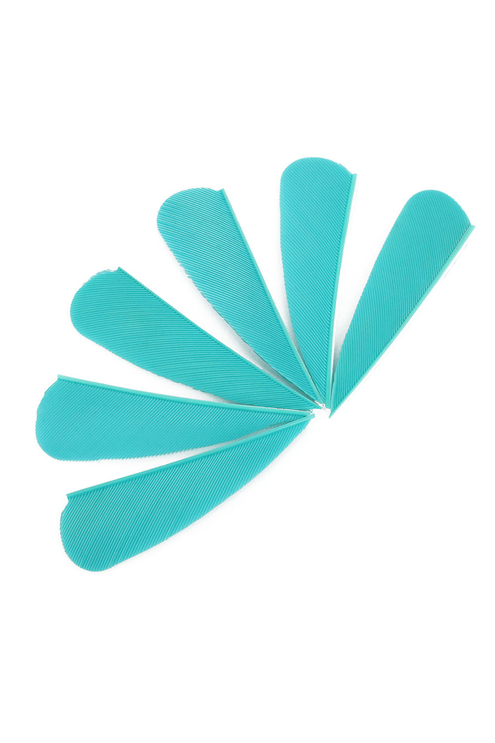 2 Inch Heart Shape Real Feather Archery Fletching-50Pcs