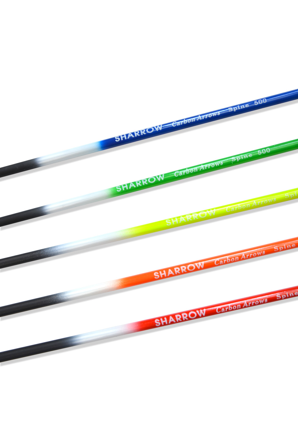 30" Color Mixed Carbon Hunting Arrows 500 Spine-Lokearchery