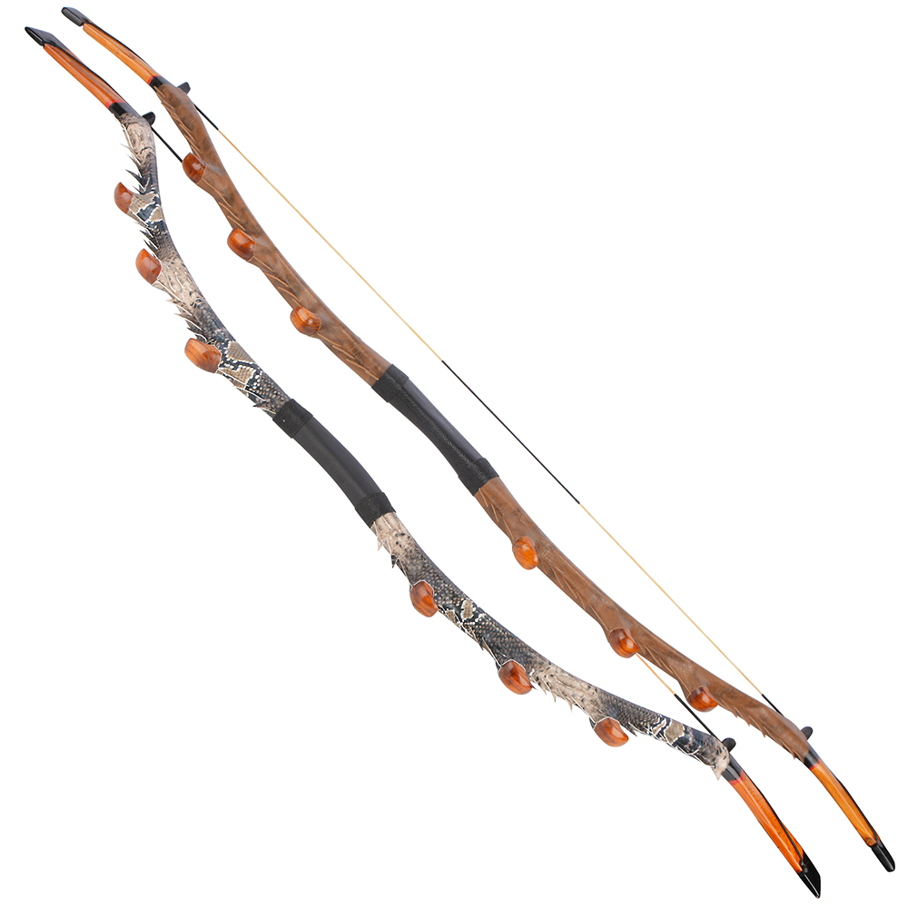 Archery Recurve Bow Kit  35/45/55lbs Wooden Takedown Hunting Split Bow