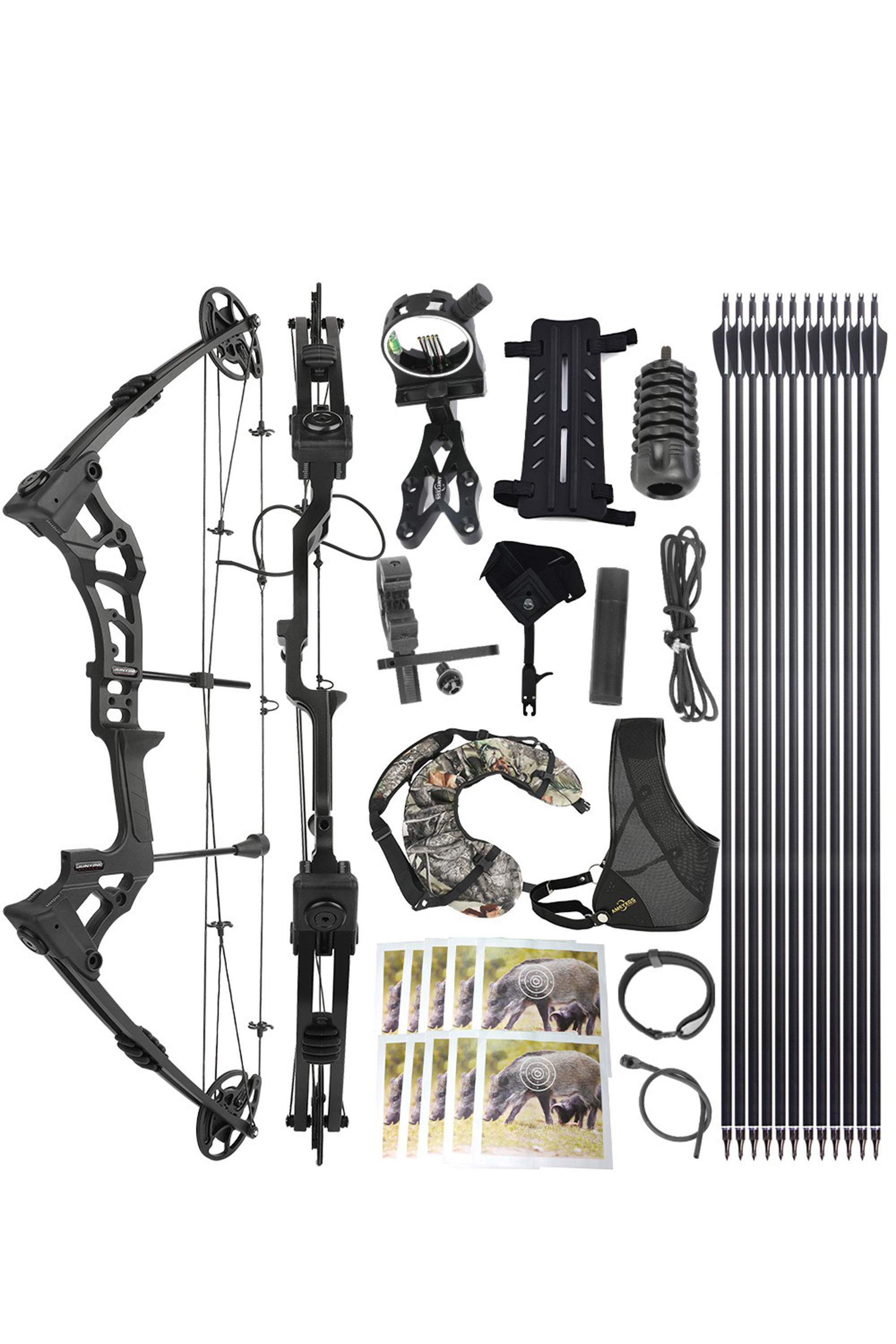 JUNXING M121A 0-70Lbs Professional Hunting Training Compound Bow