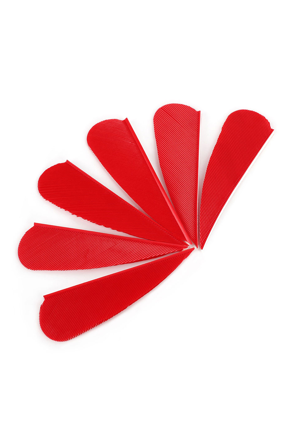 2 Inch Heart Shape Real Feather Archery Fletching-50Pcs