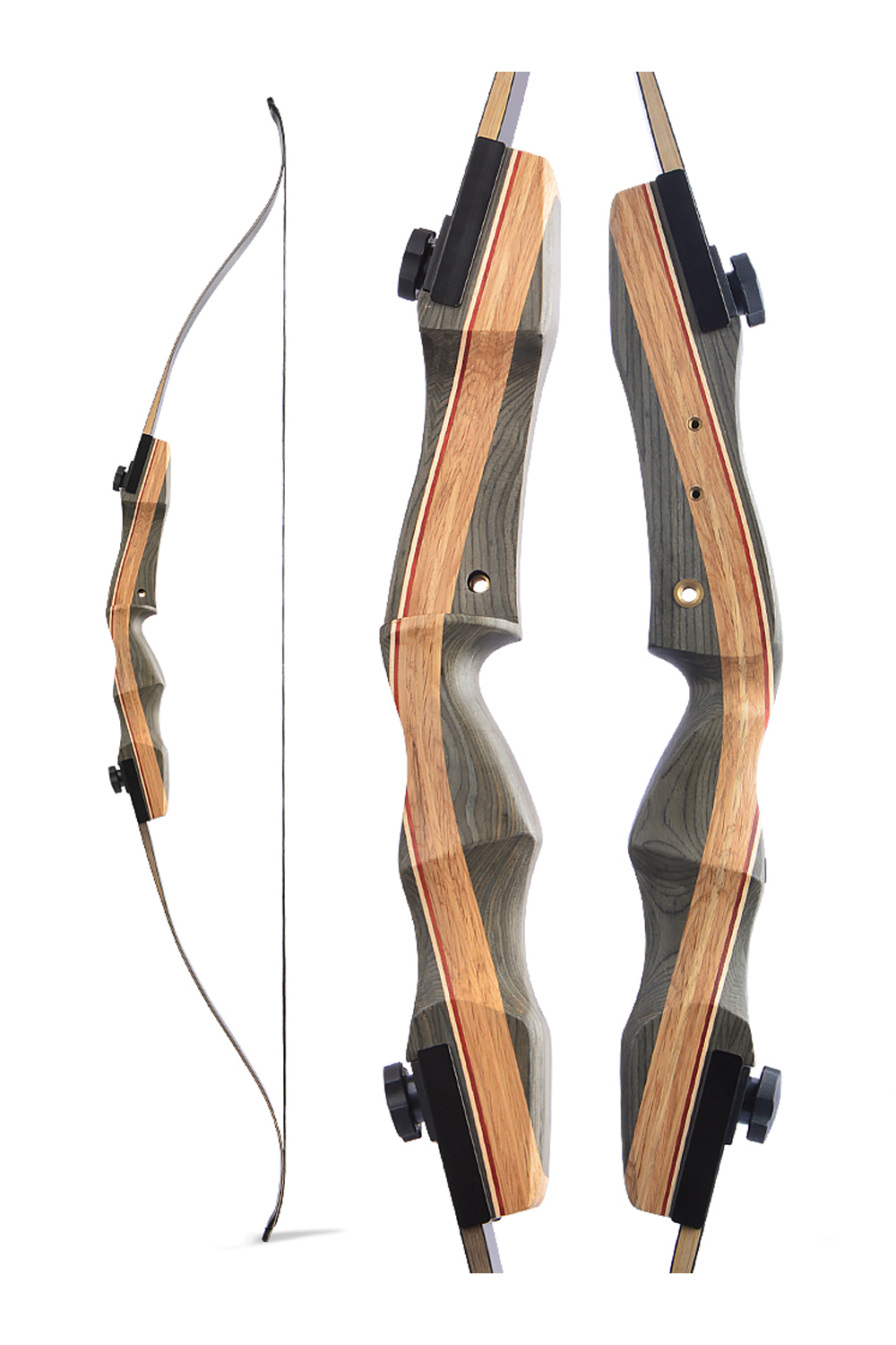 62" RH Recurve Bow 30-50Lbs Hunting Recurve Bow Set-Lokearchery