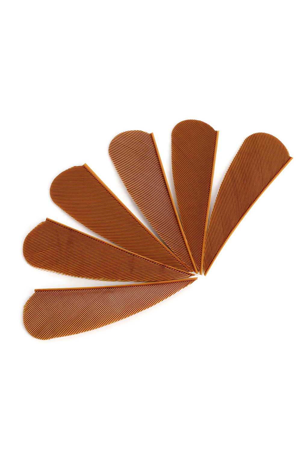 2 Inch Heart Shape Real Feather Archery Fletching-50Pcs