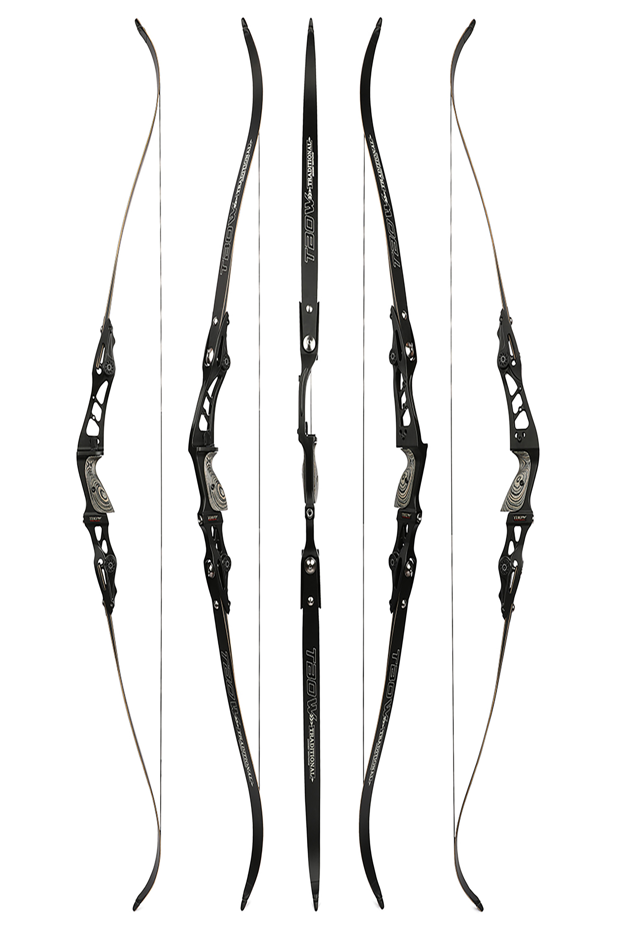 62 inch Archery Longbow Set 25-60lbs RH Recurve Bow Hunting