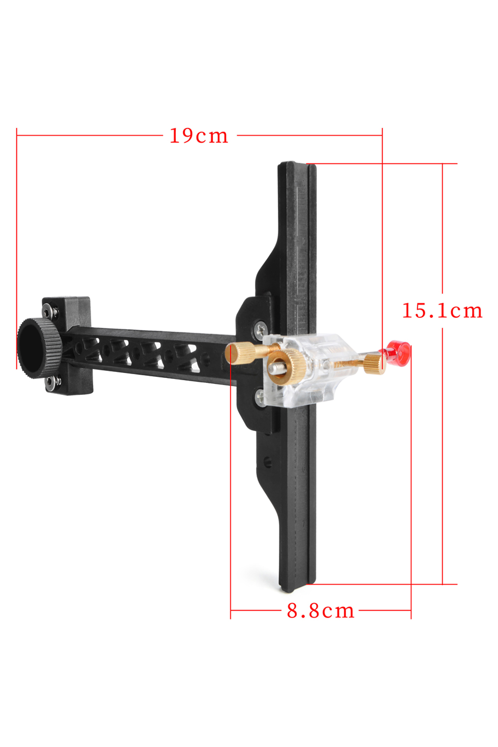 Topoint TR1001 Black T-shaped Sight Suitable For Beginners-Lokearchery