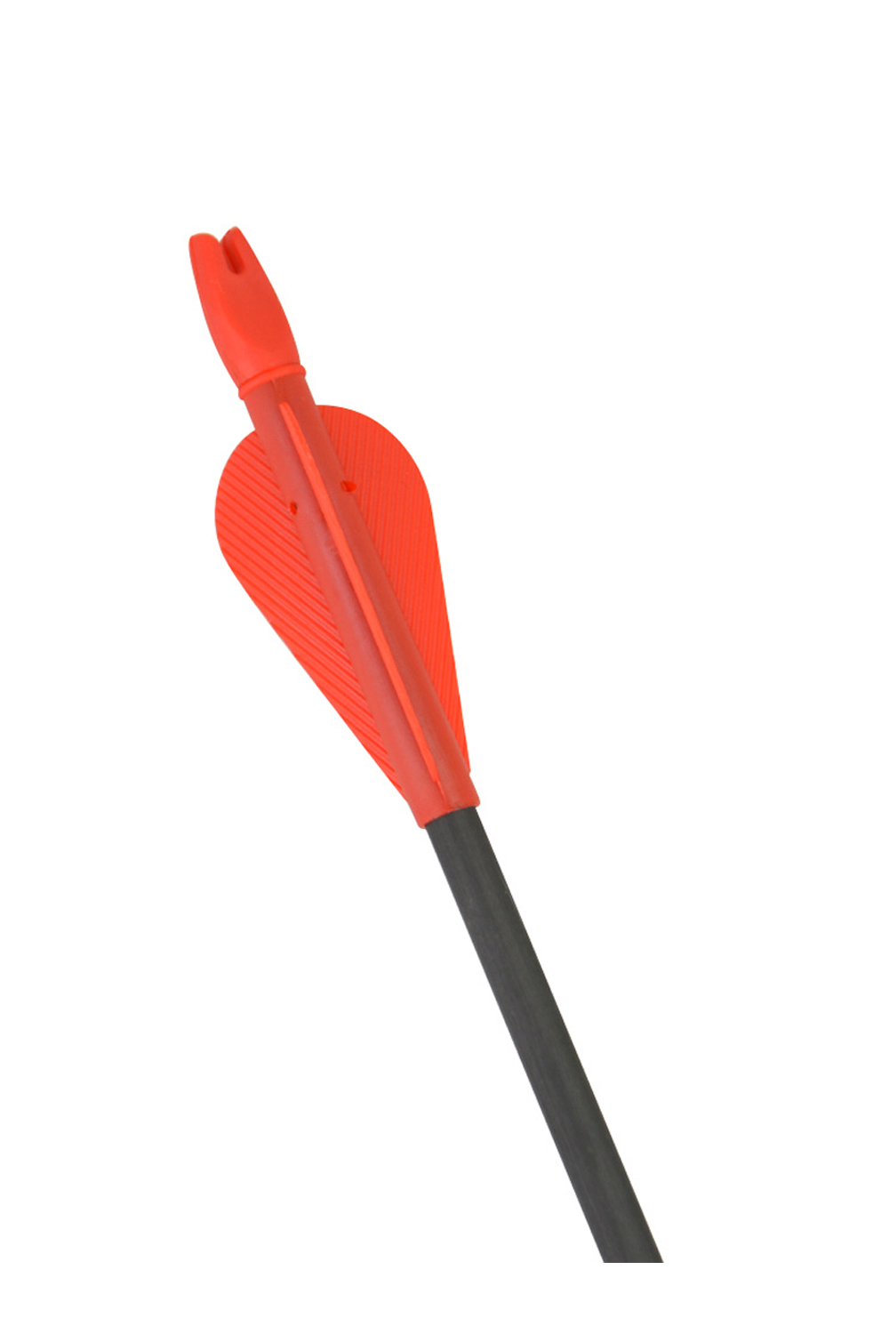 AME One-Piece Plastic Fletching Nock For 8mm Arrow Shaft-Lokearchery