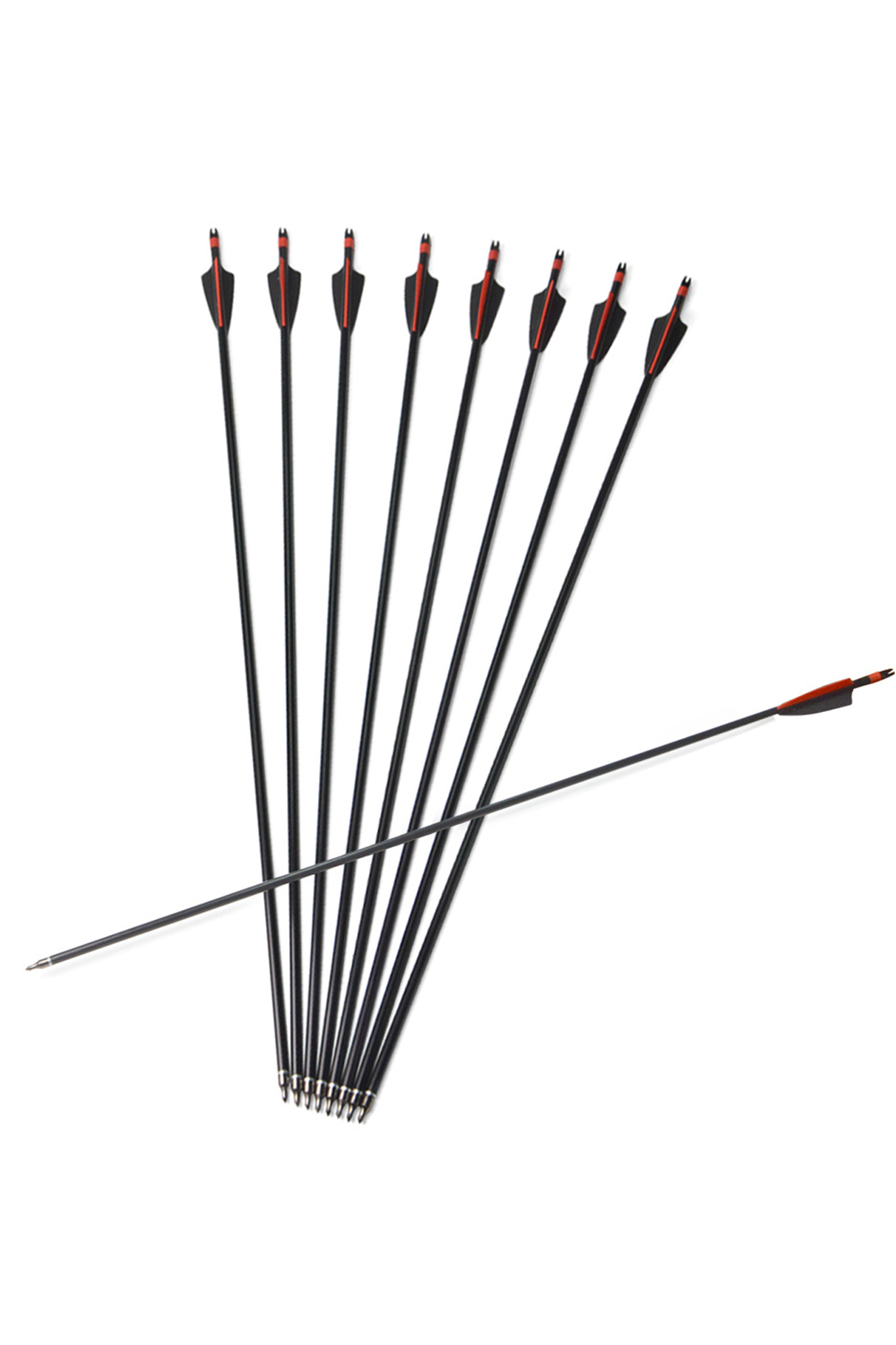 31" Fiberglass Arrows 100 Grain Hunting Arrows-Lokearchery