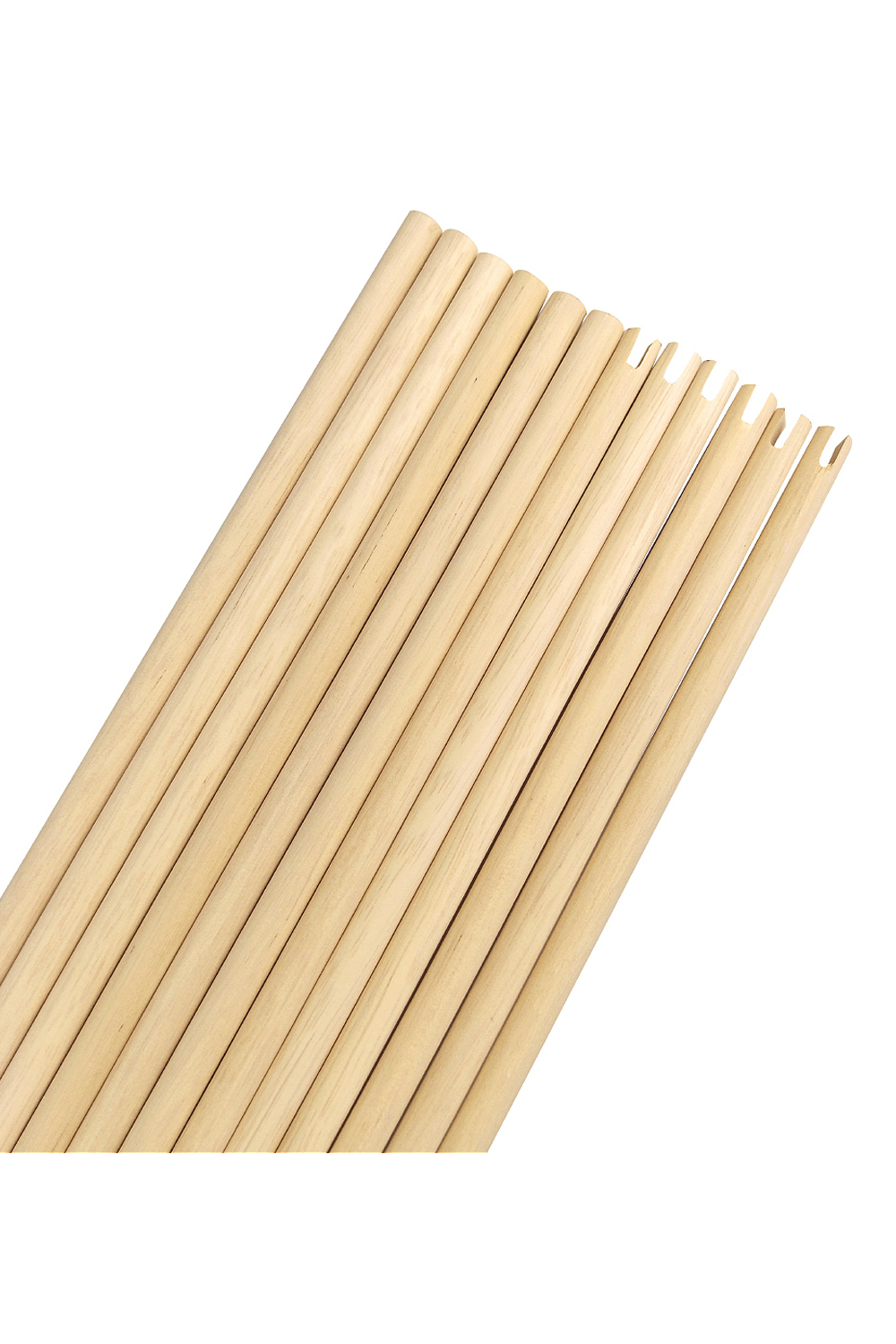 12Pcs White Wood Arrow Shaft is Suitable For Shooting Training-Lokearchery