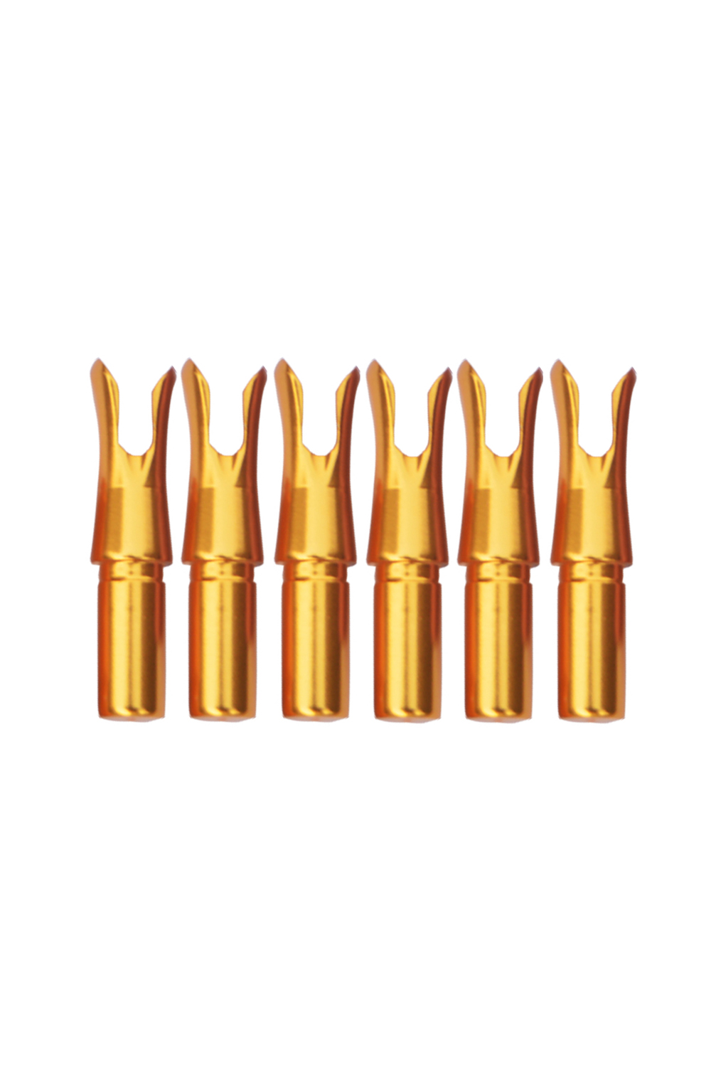 12-Pack 6.2mm Aluminum Insert Nocks-Lokearchery